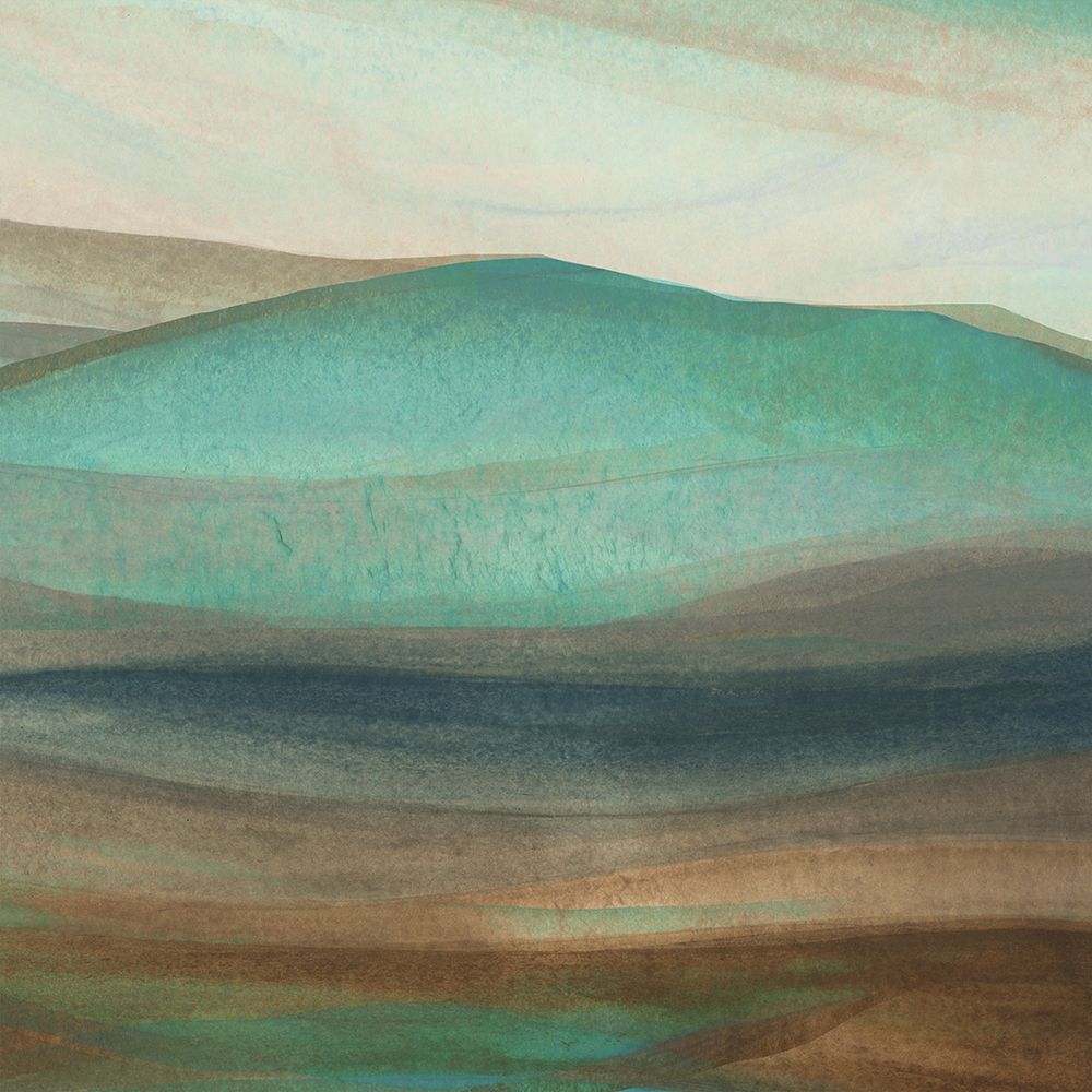 Mountainscape I art print by Eva Watts for $57.95 CAD