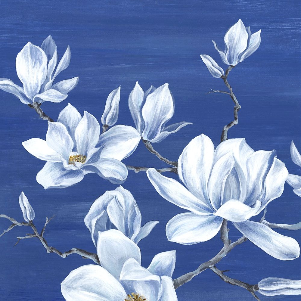 Blooming Magnolias I  art print by Eva Watts for $57.95 CAD