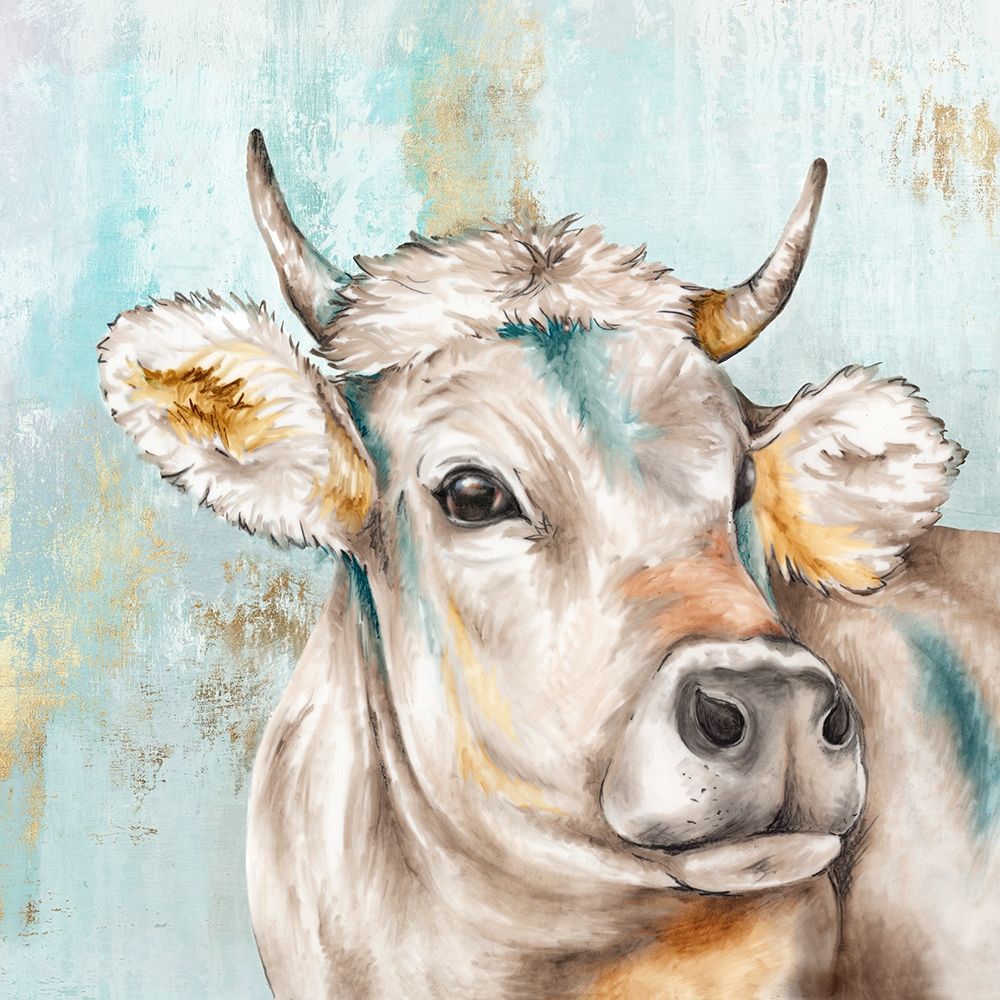 Headstrong Cow I art print by Eva Watts for $57.95 CAD