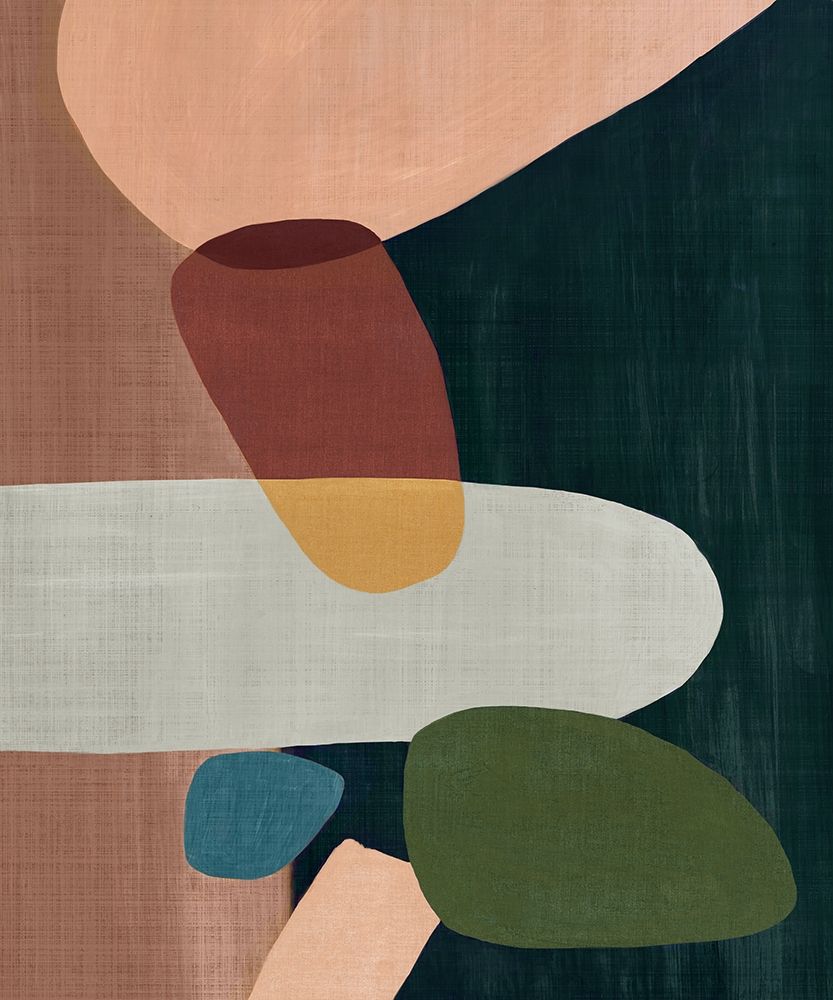Stacking Pebbles I  art print by Eva Watts for $57.95 CAD