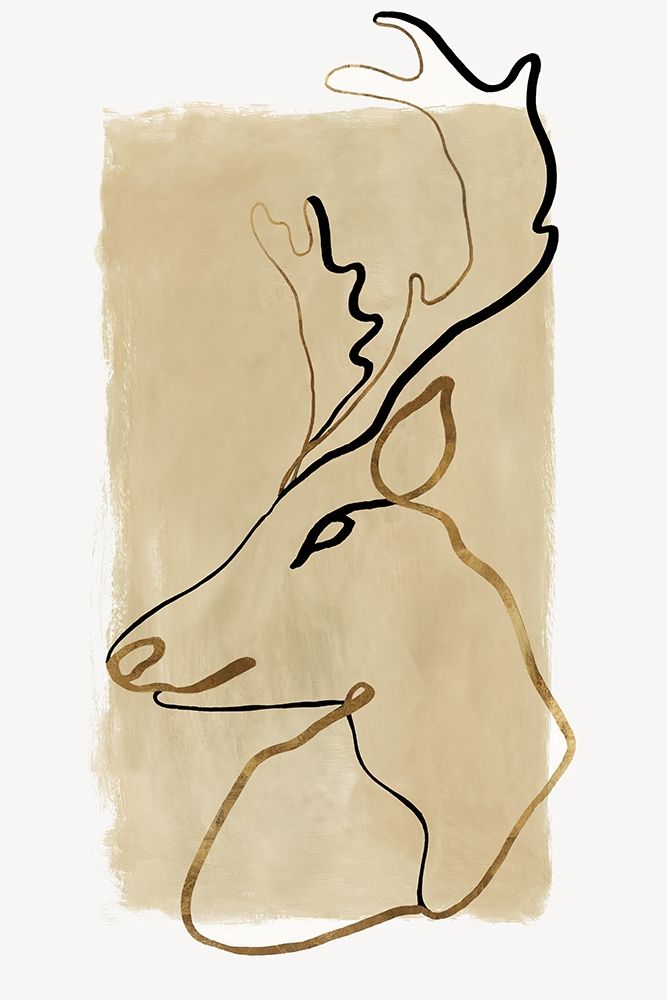 Antlers II   art print by Eva Watts for $57.95 CAD