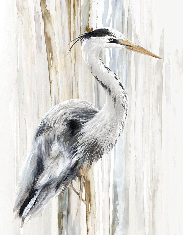 River Heron I  art print by Eva Watts for $57.95 CAD