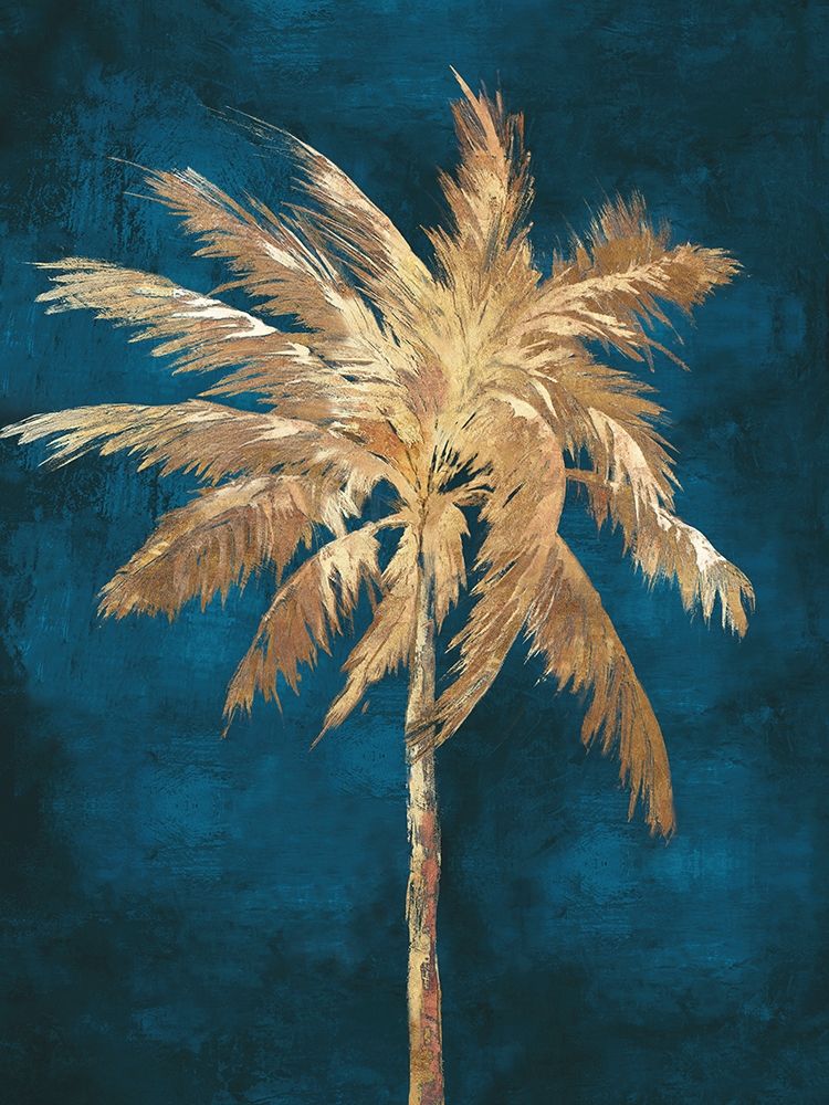 Golden Night Palm  art print by Eva Watts for $57.95 CAD