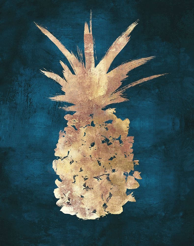 Golden Night Pineapple art print by Eva Watts for $57.95 CAD