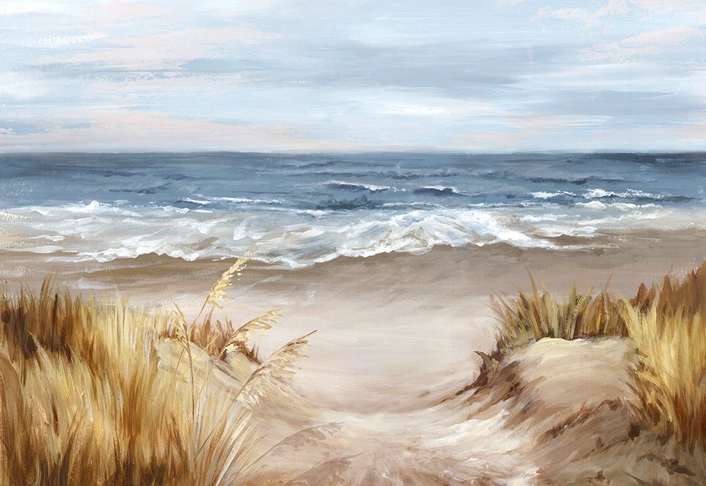 Untouched Beach  art print by Eva Watts for $57.95 CAD