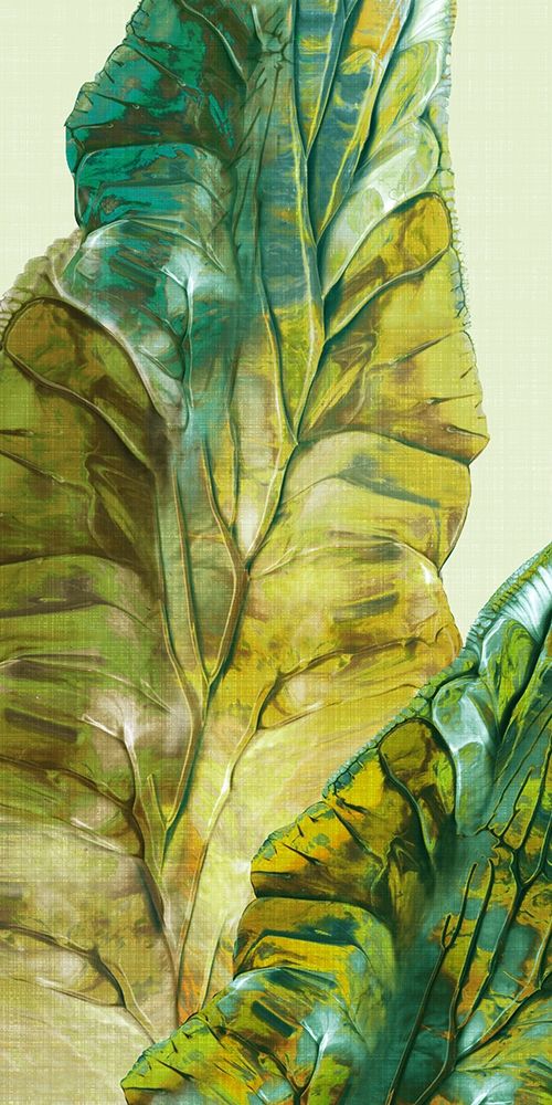 Tropical Green Leaves II art print by Eva Watts for $57.95 CAD