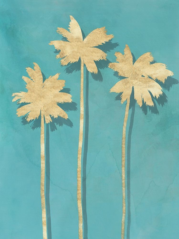 Golden Palm II art print by Isabelle Z for $57.95 CAD