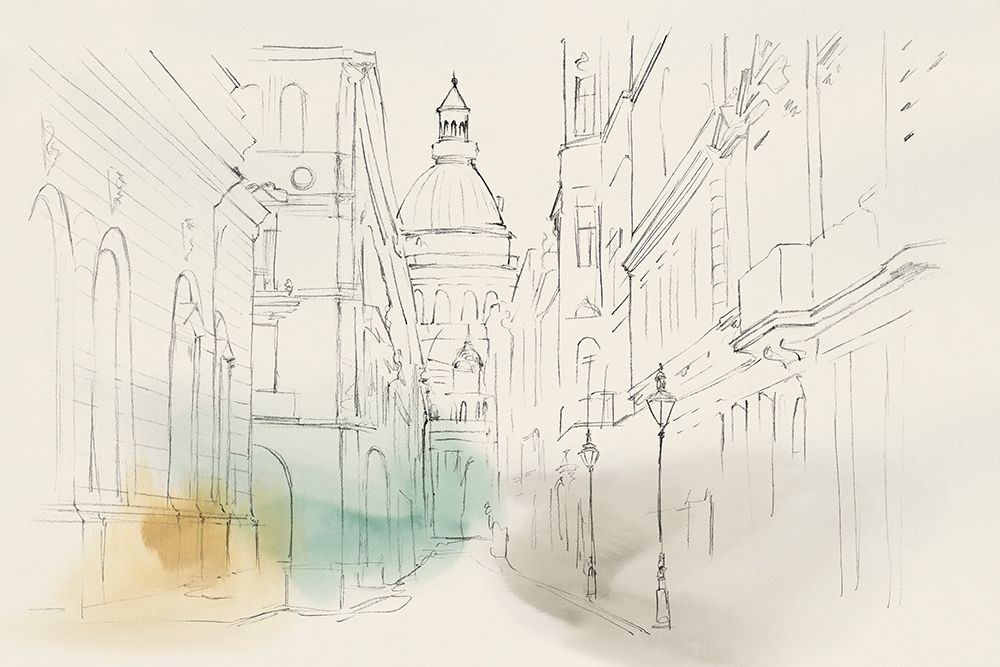 City Sketches I  art print by Isabelle Z for $57.95 CAD