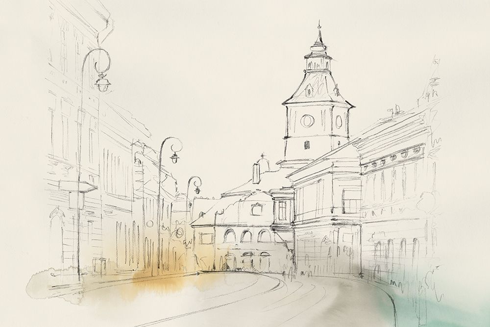 City Sketches II art print by Isabelle Z for $57.95 CAD