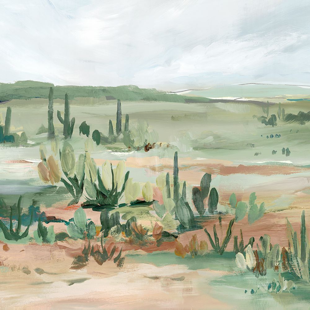 Cactus Field I art print by Isabelle Z for $57.95 CAD