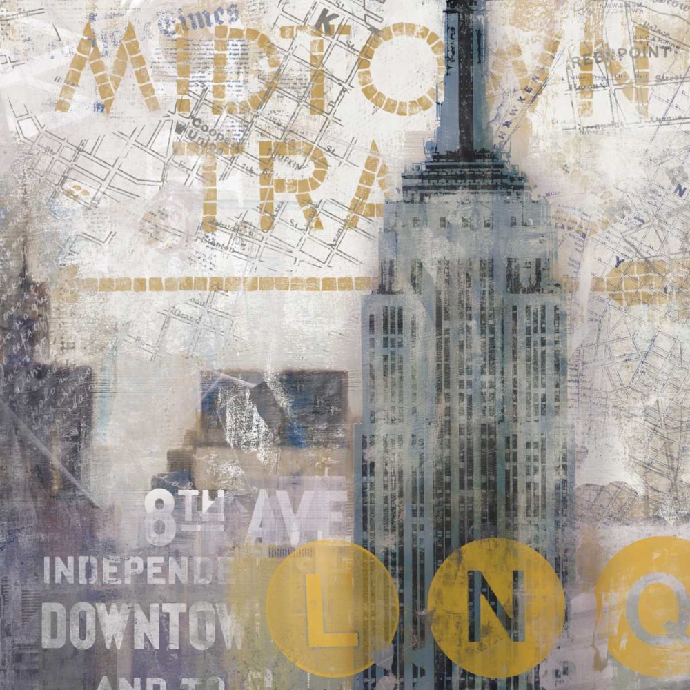 NY I art print by David Fischer for $57.95 CAD