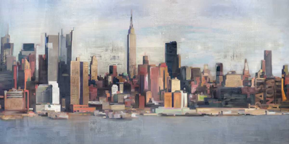 New York Skyline art print by David Fischer for $57.95 CAD