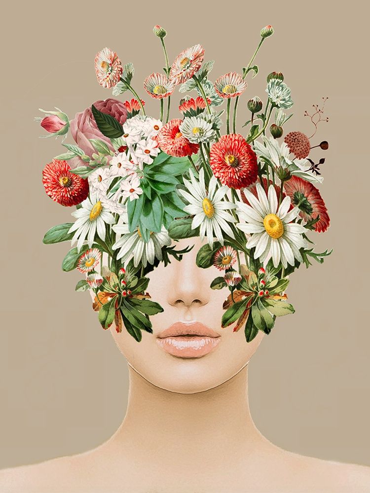 Flower Head  art print by Karen Smith for $57.95 CAD