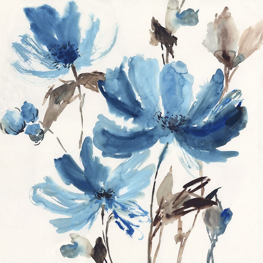 Blissful Blue  art print by Asia Jensen for $57.95 CAD
