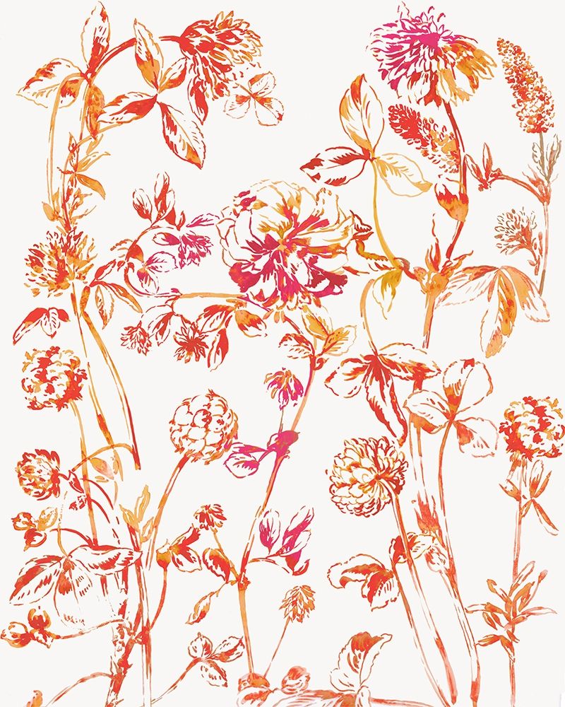 Orange Bloom I art print by Asia Jensen for $57.95 CAD