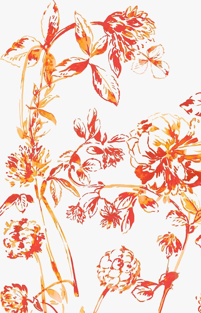 Orange Bloom II art print by Asia Jensen for $57.95 CAD