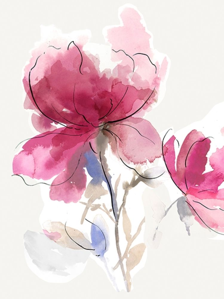 Rosy Bloom I  art print by Asia Jensen for $57.95 CAD