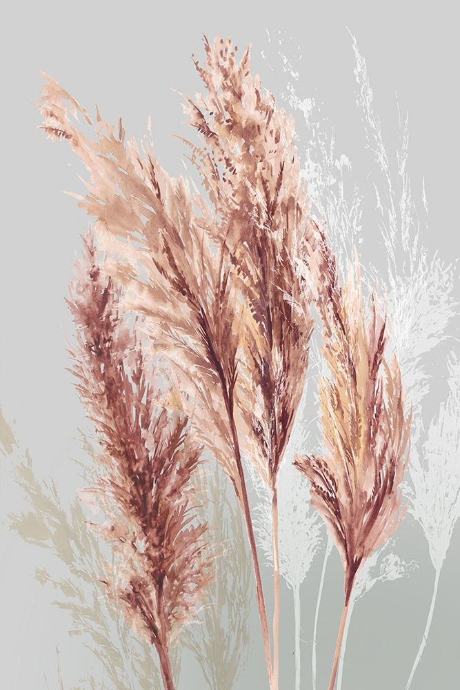 Blushing Pomp Grass II art print by Asia Jensen for $57.95 CAD