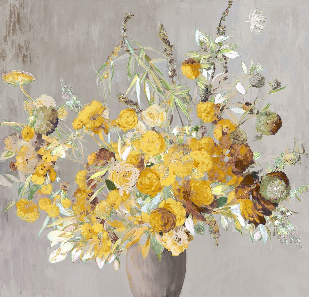 Summer Yellow Bouqet art print by Asia Jensen for $57.95 CAD
