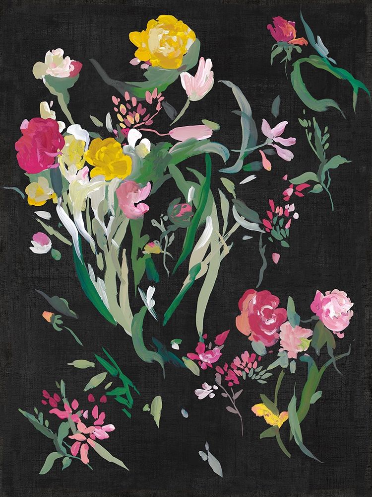 Midnight Blooming Botanicals II art print by Asia Jensen for $57.95 CAD