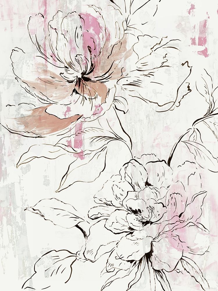 Pink Peony Blossom II art print by Asia Jensen for $57.95 CAD