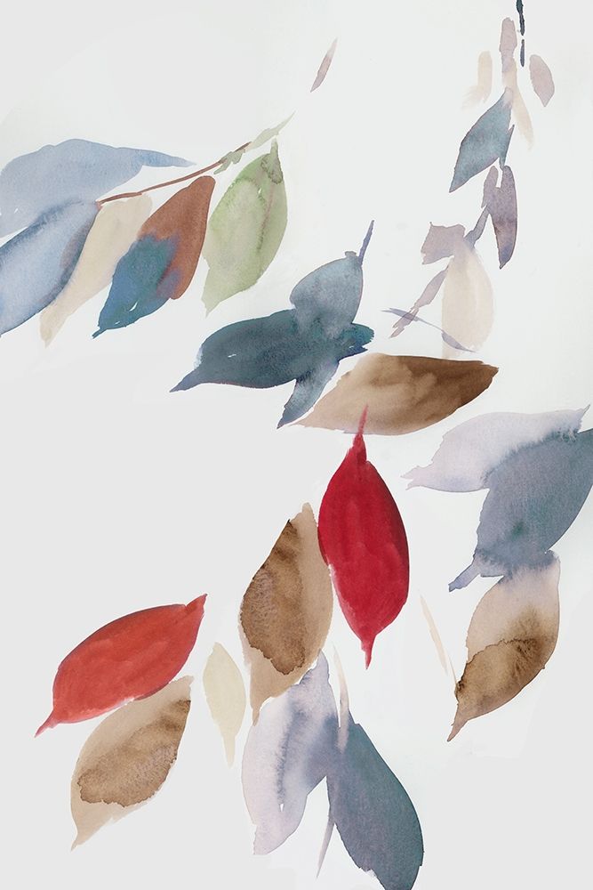 Fall Coloured Leaves II art print by Asia Jensen for $57.95 CAD
