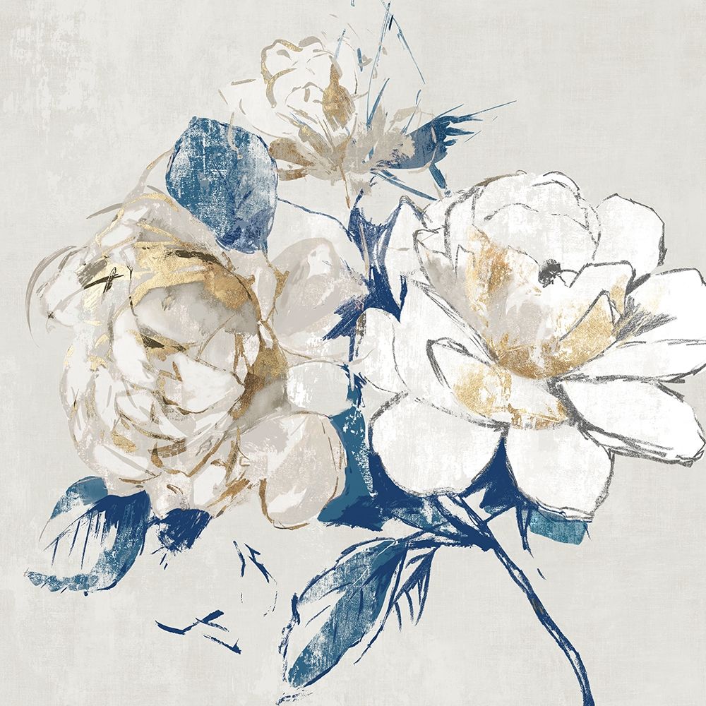 Gold Rosa I  art print by Asia Jensen for $57.95 CAD