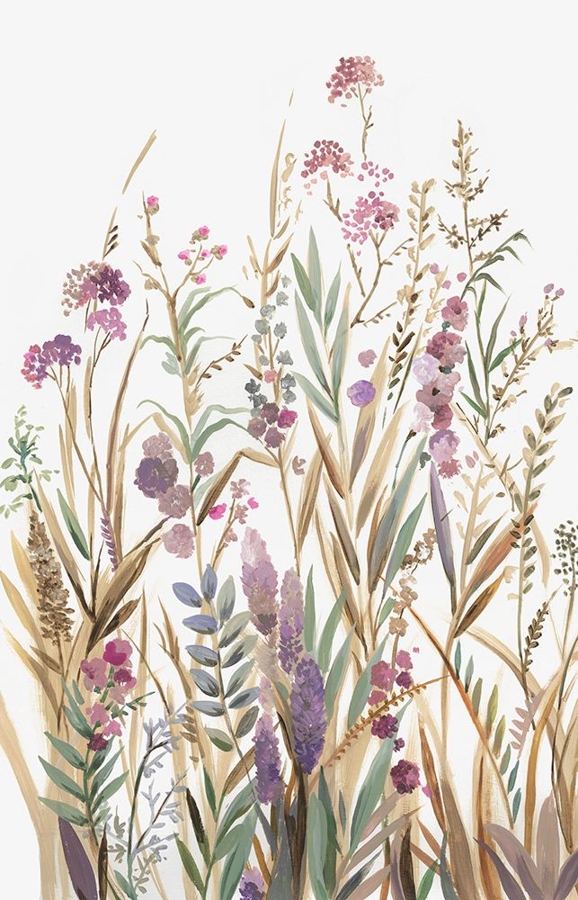 Fields of Wild Pink I  art print by Asia Jensen for $57.95 CAD