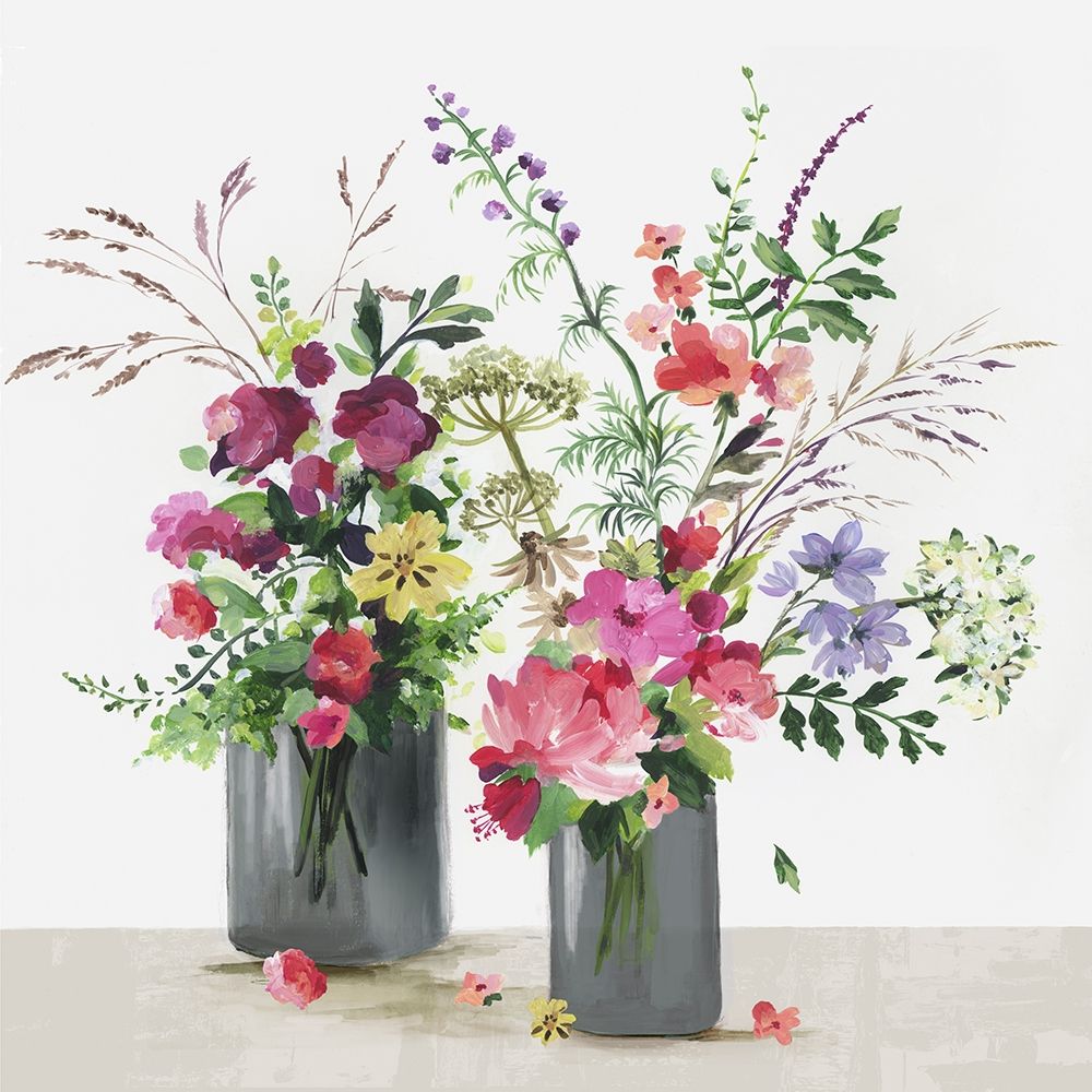 Glass Florals  art print by Asia Jensen for $57.95 CAD