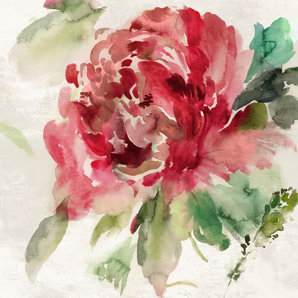 Fall Peony II art print by Asia Jensen for $57.95 CAD
