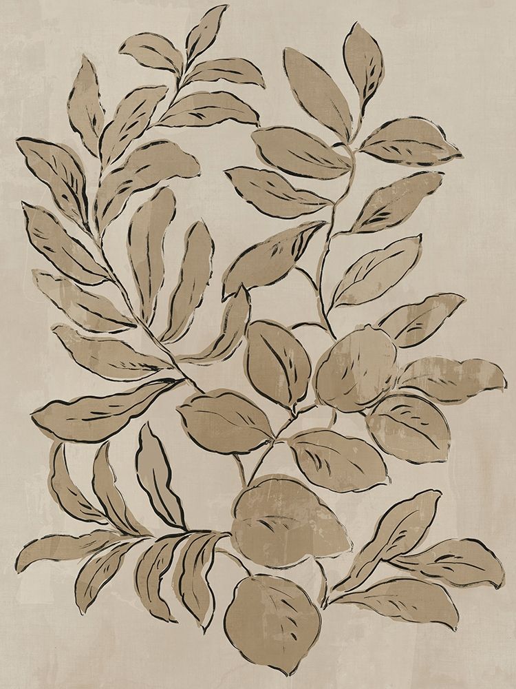 Leaves Sketches I  art print by Asia Jensen for $57.95 CAD