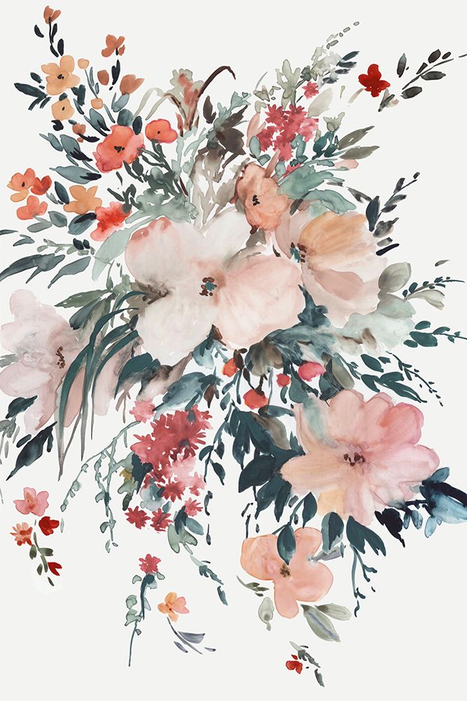 Farmhouse Florals I  art print by Asia Jensen for $57.95 CAD