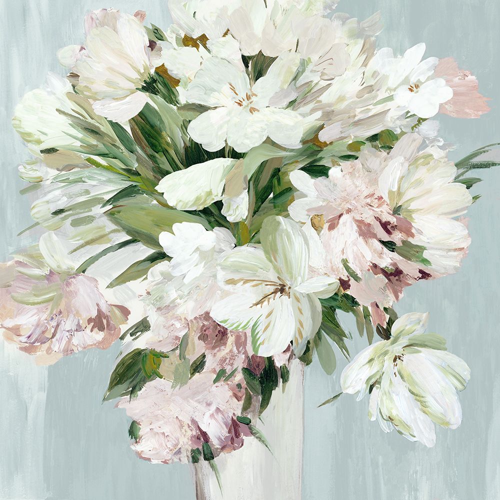 Fresh White Flowers  art print by Asia Jensen for $57.95 CAD