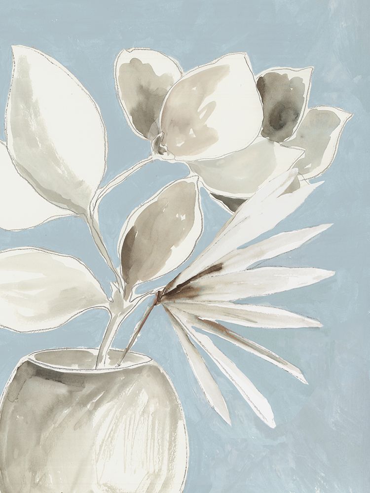 Tropic Blue Vase II  art print by Asia Jensen for $57.95 CAD