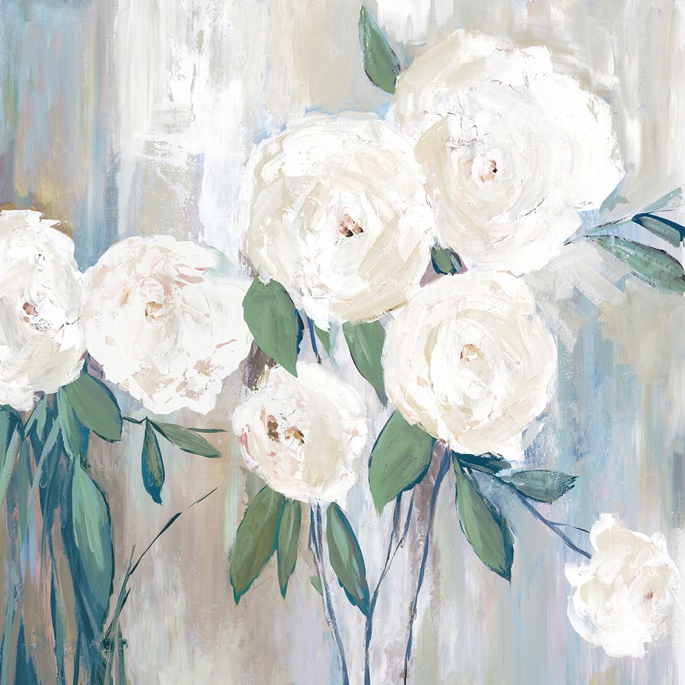 White Roses art print by Asia Jensen for $57.95 CAD