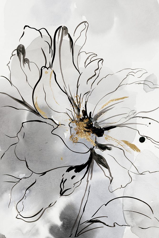 Floral Sketch I art print by Asia Jensen for $57.95 CAD
