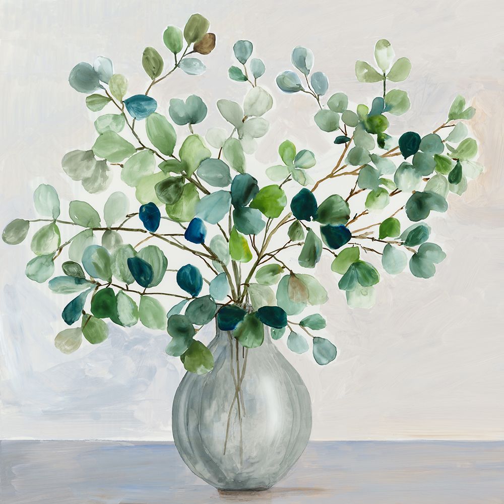 Green Glass Vase art print by Asia Jensen for $57.95 CAD