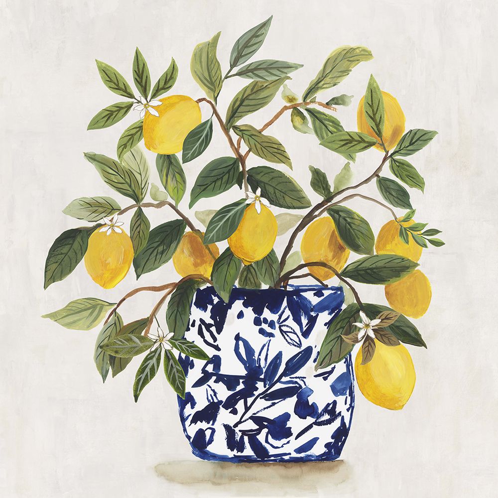 Lemon Plant I art print by Asia Jensen for $57.95 CAD