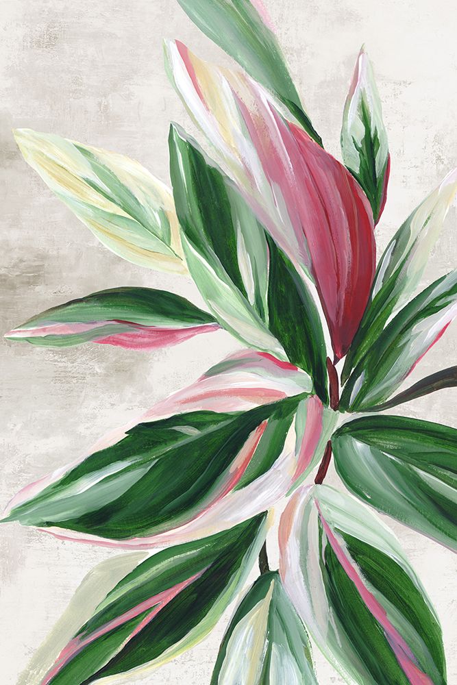 Leaves of Pink I art print by Asia Jensen for $57.95 CAD