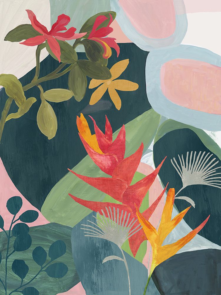 Tropic Flair II art print by Asia Jensen for $57.95 CAD