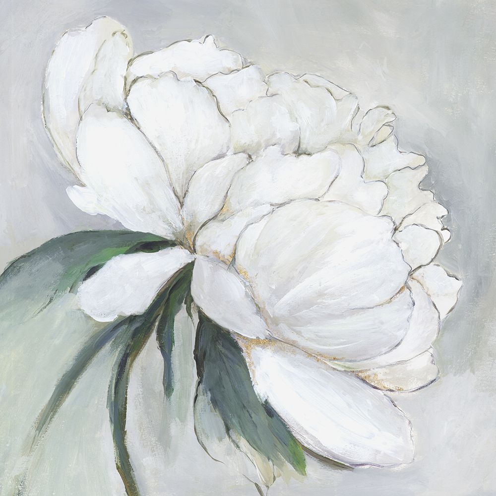 White Floral Bloom II art print by Asia Jensen for $57.95 CAD