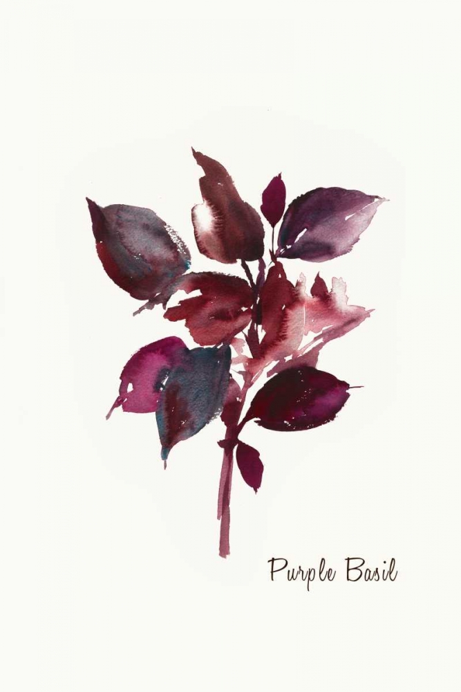 Purple Basil - Mini art print by Asia Jensen for $57.95 CAD