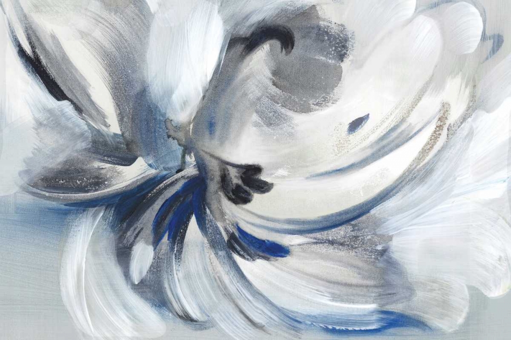 Blue Flower I art print by Valeria Mravyan for $57.95 CAD