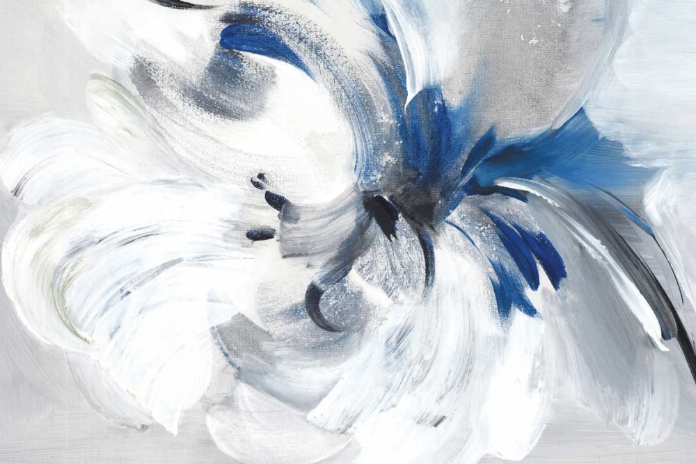 Blue Flower II art print by Valeria Mravyan for $57.95 CAD