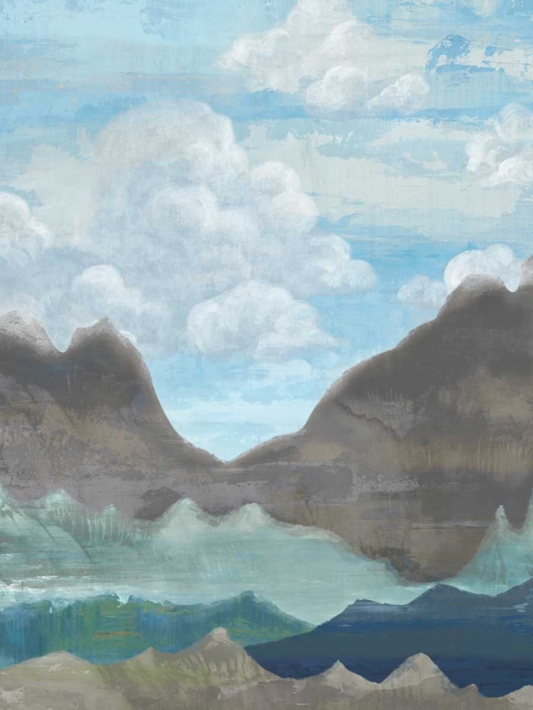 Cloudy Mountains II art print by Andrea Ciullini for $57.95 CAD