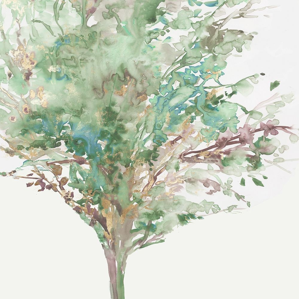 Tree Teal III art print by Allison Pearce for $57.95 CAD