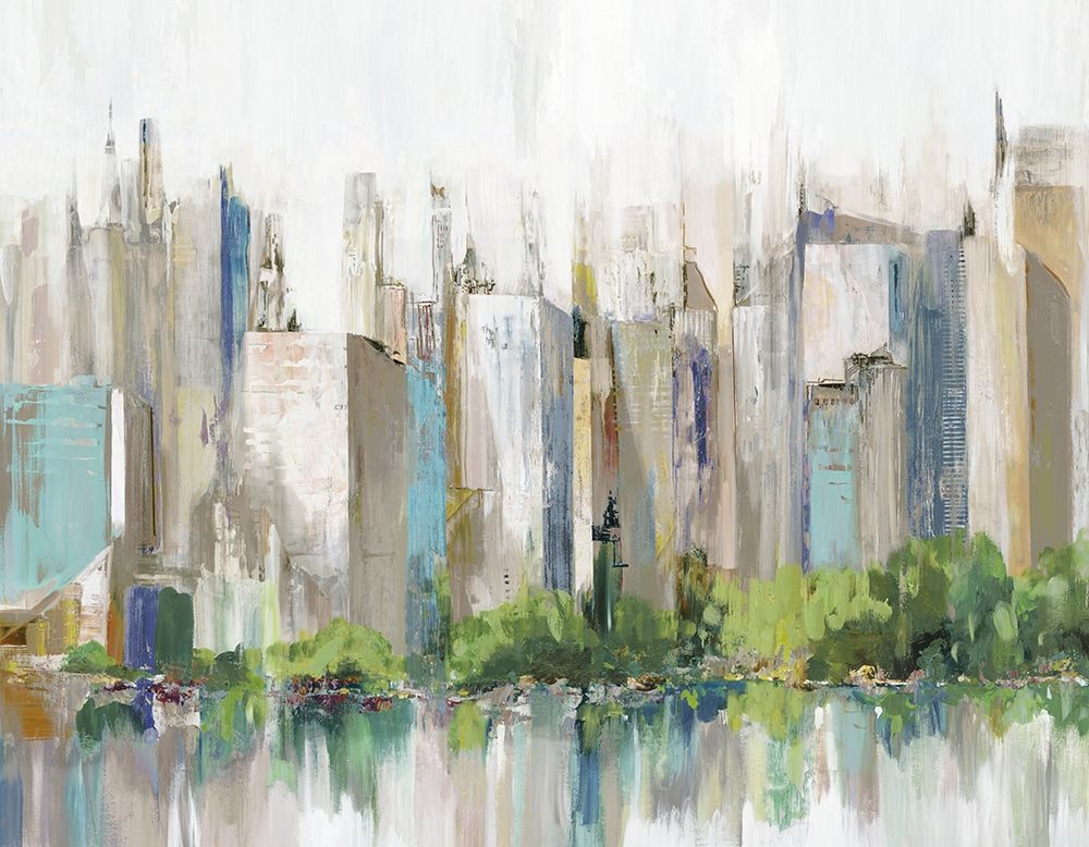City Lake Relections art print by Allison Pearce for $57.95 CAD