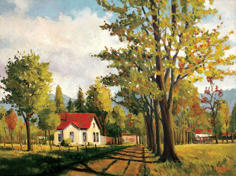 House on the Rural Road art print by Pieter Molenaar for $57.95 CAD