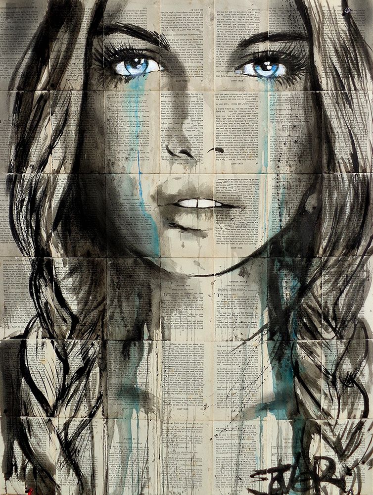 Blue Shore  art print by Loui Jover for $57.95 CAD