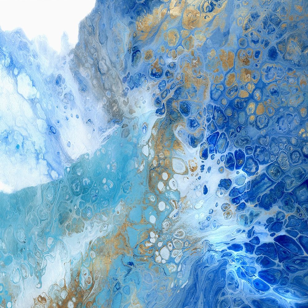Blue Surf III art print by Wendy Kroeker for $57.95 CAD